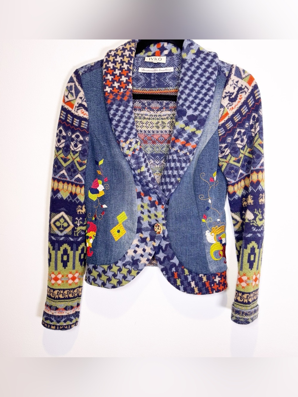 Ivko Wool Patterned Blazer